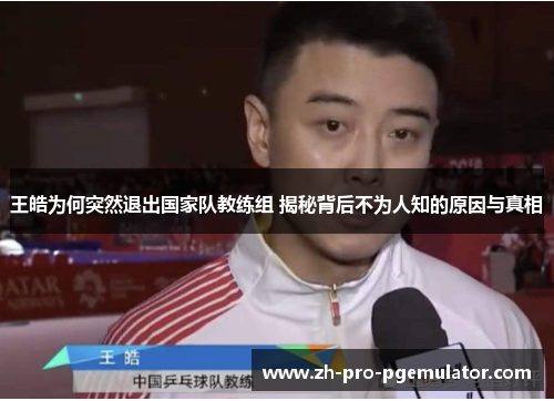 王皓为何突然退出国家队教练组 揭秘背后不为人知的原因与真相